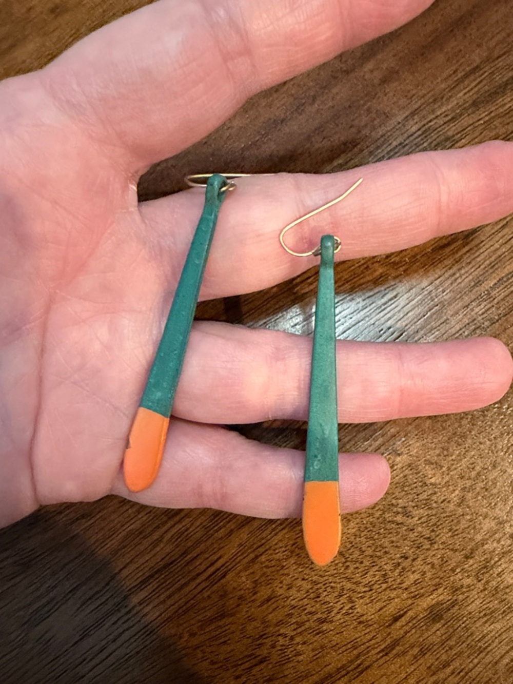 Robert Lee Morris Metal Bar Earrings